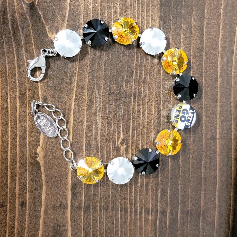 Vintage Grace Boutique Pittsburgh Penguins Bracelet